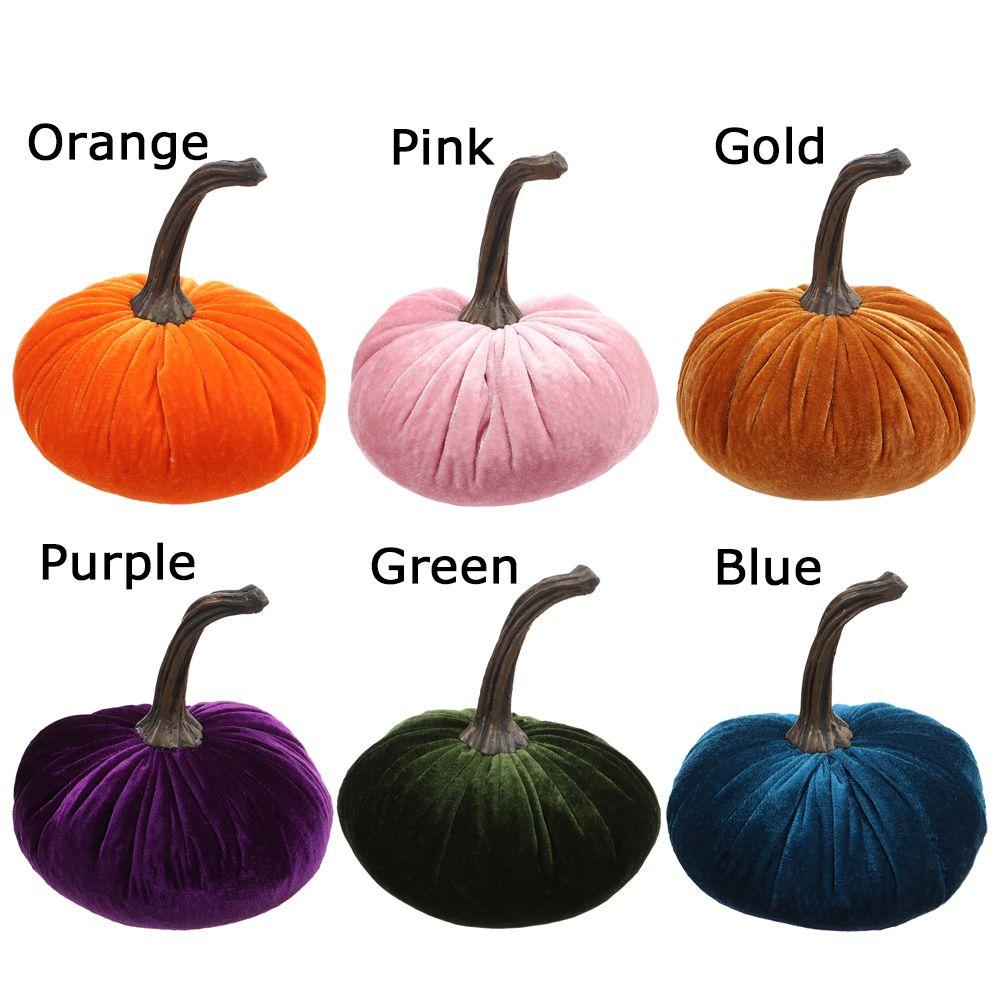 Cute Halloween Exquisite Pumpkins Decor Throw Pillows Velvet Pillow Soft Pumpki