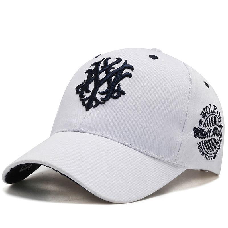 Mote Broderi Baseball Cap Sommer Utendørs Justerbar Hip Hop hatter Bone Snapback Hat