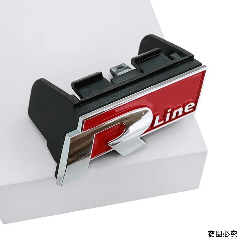 2026 Hot For VOLKSWAGEN VW ABS Car Emblem Front Grille Logo for R Rline Touareg Polo GTI Golf Tiguan CC Passat R36 Scirocco Auto