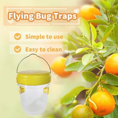 Armadilha de vespas com design suspenso para pegar moscas, mosquitos, abelhas, armadilha de vespas, fácil de usar e limpar, coletor de insetos eficaz para pátio, quintal, jardim, família ao ar livre