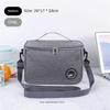 S/M/L New Portable Lunch Bag Food Thermal Box Waterproof Office Cooler Lunchbox With Shoulder Strap Insulated Case
