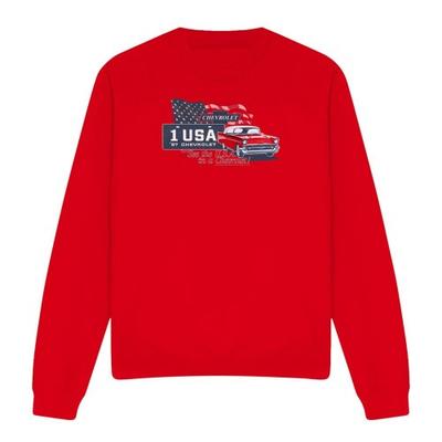 Chevrolet Unisex Adult See The USA Sweatshirt