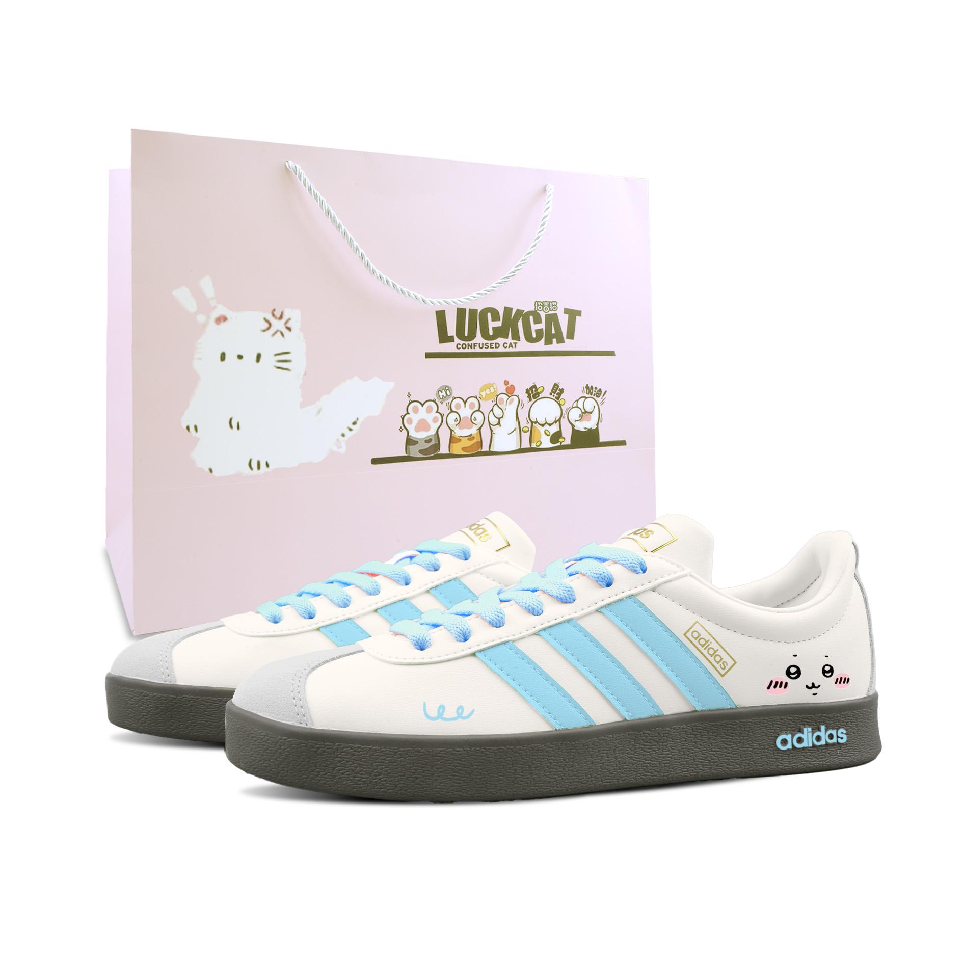 

Индивидуальные Adidas VL COURT 2.0 Синий Туман Эльф 3.0 Сумка для покупок Устойчивые к истиранию Низкие кроссовки Армейские trainers Унисекс JI0497(Команда1800-3 КОРОБКА) 38⅔