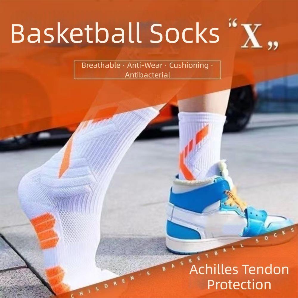 Middle Tube Sport Socks Non Slip Running Stocking High Quality Basketball Socks Men