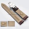 18/19/20/21/22/24mm Genuine Leather Watch Bracelet for Seiko Strap for Casio Steel Butterfly Buckle Slub Pattern Band with Box