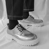Fashion High Quality Men's Dress Oxford Shoes Thick Bottom Fashion Office Business Shoes Male Designer Casual Leather Formal Suit Shoes