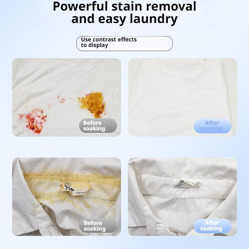 Stain Remover Powder For Baby Clothes Biological Enzyme Bubble Powder Intense Decontamination Bleaching Laundry Detergent 250g