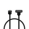 SinLoon USB Male To Female Extension Data Cable with Panel Mount Screw 30cm 3.1 Type-C Holes,