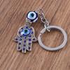 Car Keyrings Amulet Good Luck Key Holder Protection Charm Hamsa Keychain Fatima Hand Evil Eye