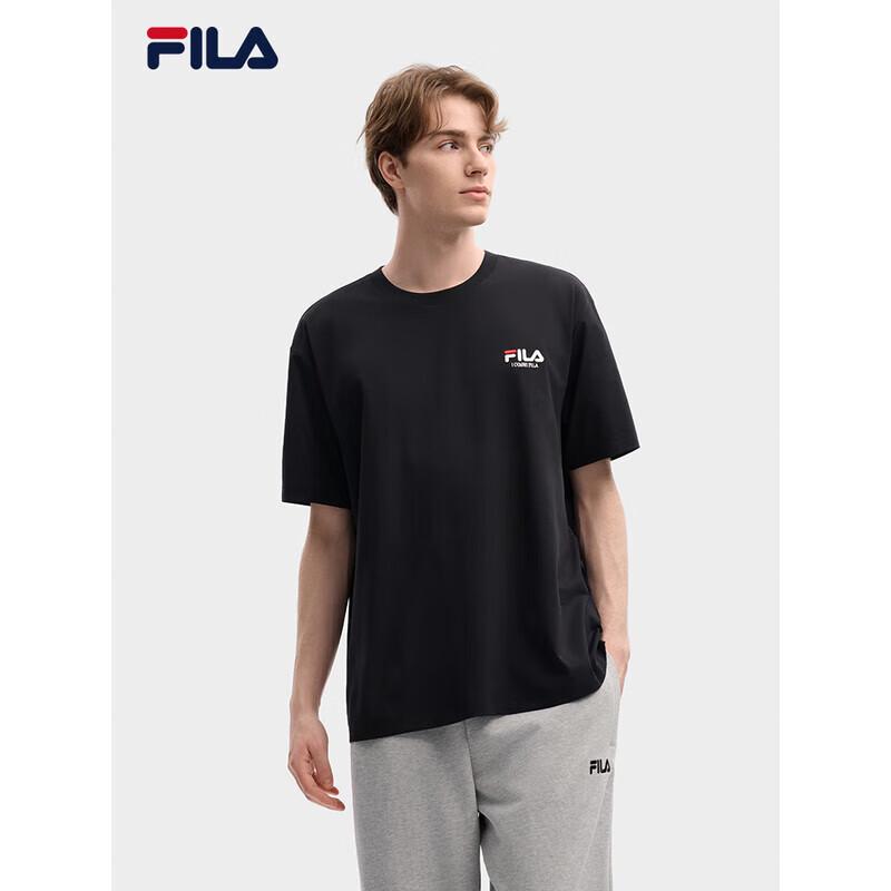 FILA Men's Classic Logo Knit Short Sleeve T-Shirt
