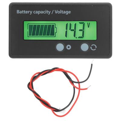 DC10100V LCD Battery Capacity Indicator Monitor Voltmeter Voltage Tester Meter Green Backlight