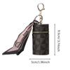2024 Vintage Monogram Mini Münz- und Lippenstift-Schlüsselanhänger-Tasche