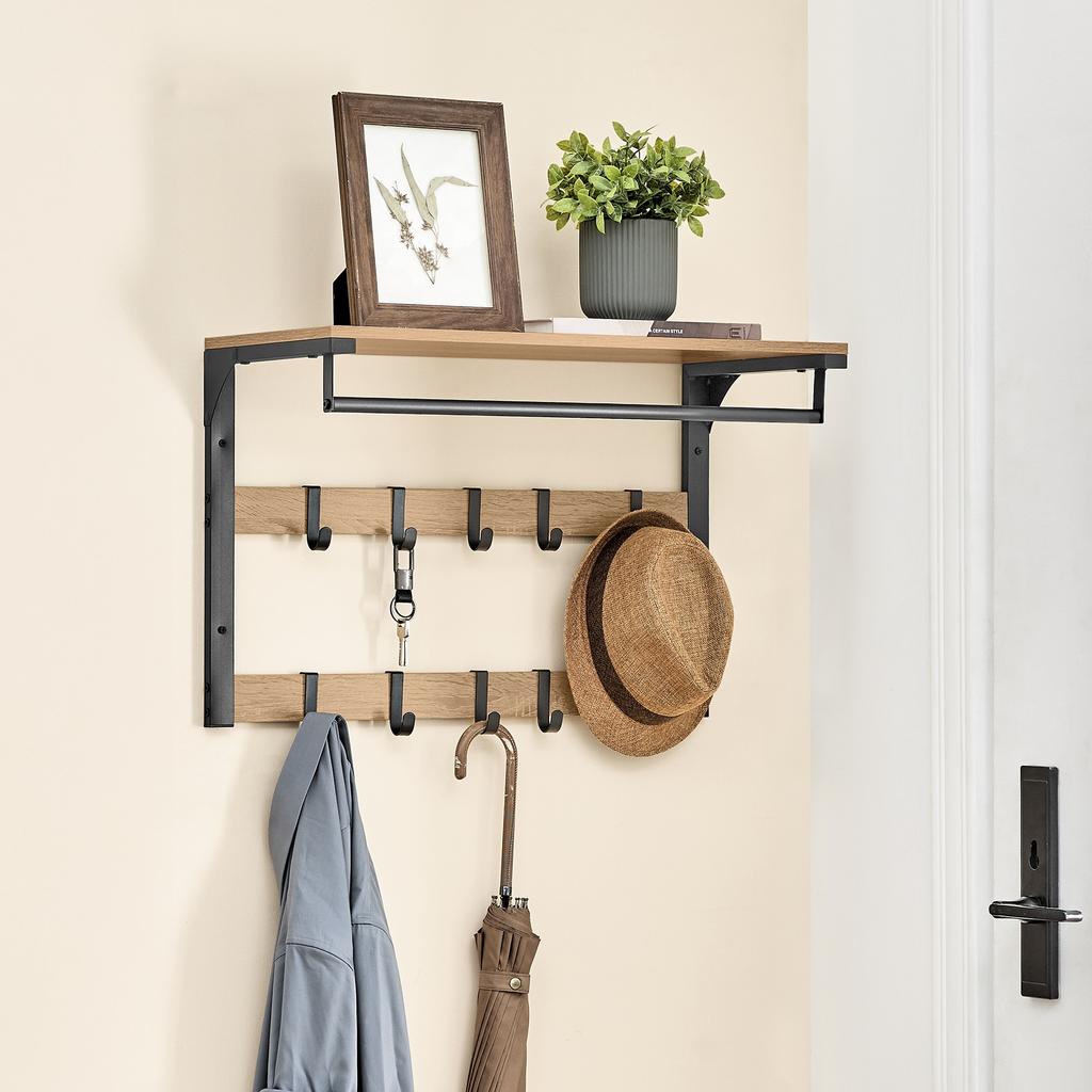 Shelf with Hangers - Sonoma - LCR101B11