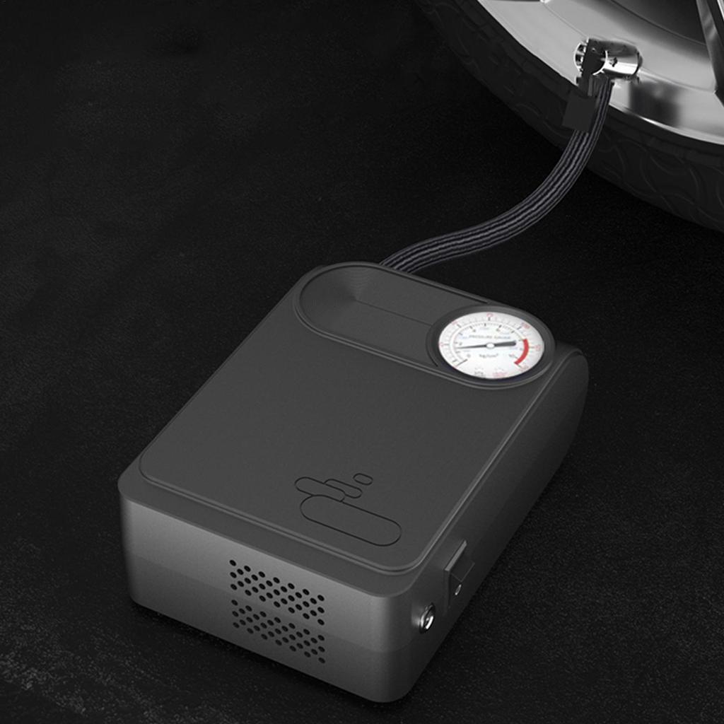 Tire Air Pump Wired Portable Auto Shut Off Automotive Inflation Tool Air Pump for Auto for Motorcycles Bikes Bicycle Basketballs