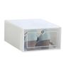 VANA HOME DECOR Stapelbarer staubdichter transparenter Klapp-Schuhaufbewahrungsbox-Organizer