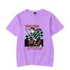 New Aniem T Shirt Kamado Tanjirou Print T-shirt Unisex Summer Casual O-neck Lady Female Clothing Short Sleeve Tees