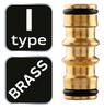 Type I Connector, Brass