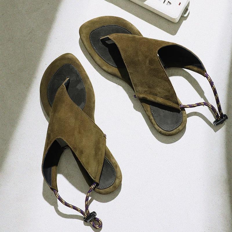 

Модные модные сандалии-клипсы на пальцы с открытыми пальцами, летняя новинка, универсальные женские балетки, повседневные удобные сандалии 40 оливковое зеленый