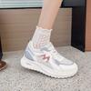 Light-colored Lace-up Dad Shoes Women's Summer New Mesh Casual Sports Shoes Fashionable Versatile Little White Shoes