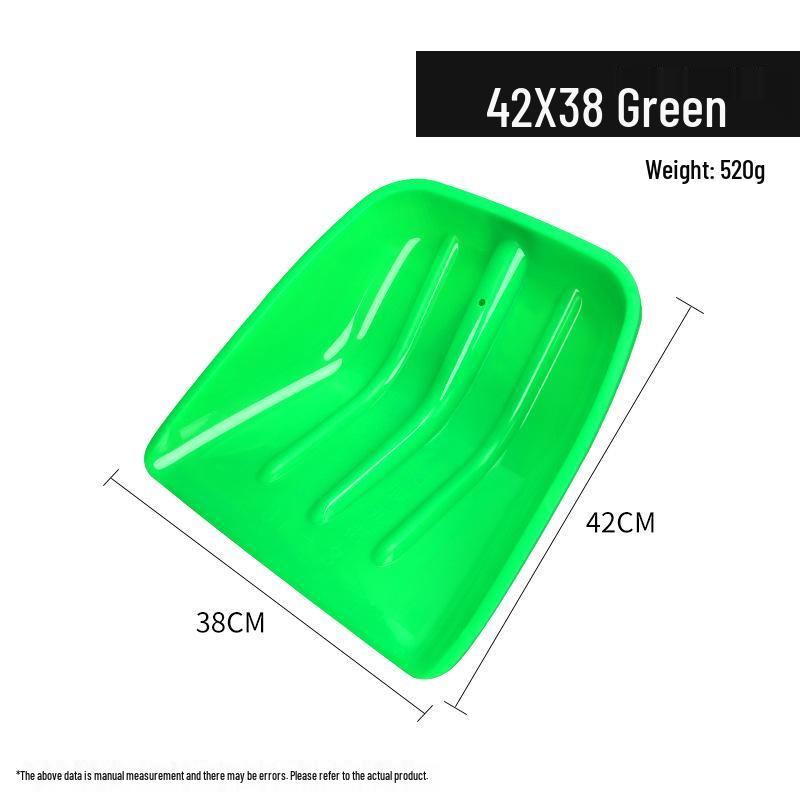 Poszerzona Wytrzymała Odporna na Ścieranie Plastikowa Łopata do Śniegu, Zboża i Śmieci