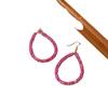 Summer Korean Style Geometric Oval Dangle Earrings - Women's Fashionable Small Fresh Gift