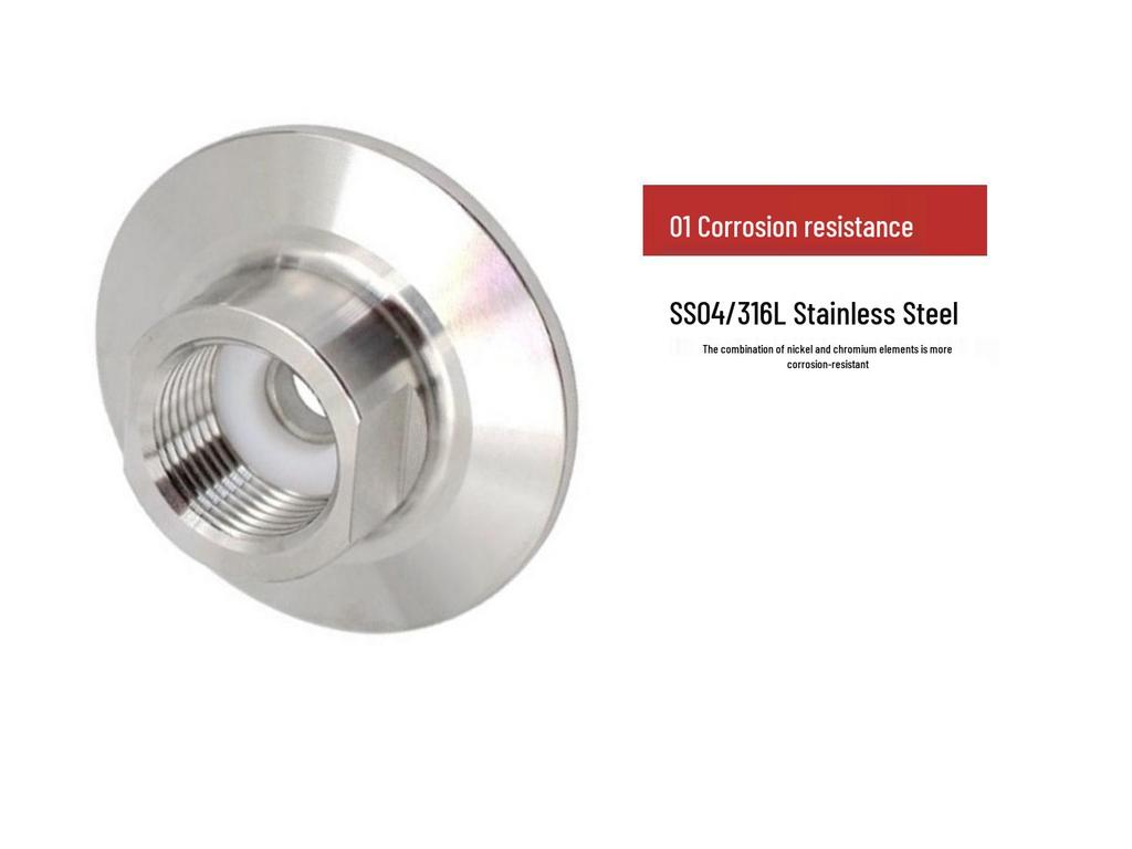 Xinyu 316L Stainless Steel Quick-Connect Pressure Gauge Fitting, M14 Inner/M20 End Thread, 304 New Model.