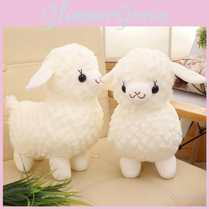 Cute Short Plush Sheep Doll Perfect Gift For Children's Birthday
