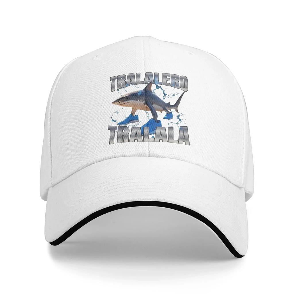 Unisex Tralalero Tralala Funny Shark Meme Hat Autumn Italian Brainrot Memes Adjustable Cap Casual Baseball Cap Sunscreen Hats