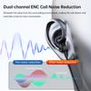 Lavalier Business Bluetooth 6.0 Headphones Talk/music 50H Play Time LED Display ENC Noice Cancelling Wireless Earphone Handsfree