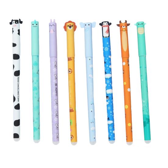 

Стирані гелеві ручки Багаторазові Плавне письмо І довговічна гумка Кульковий наконечник Різноманітні святкові кольори для багаторазових нотаток Листівок з побажаннями Святкових подарунків І школи 0.7-mm 8pcs