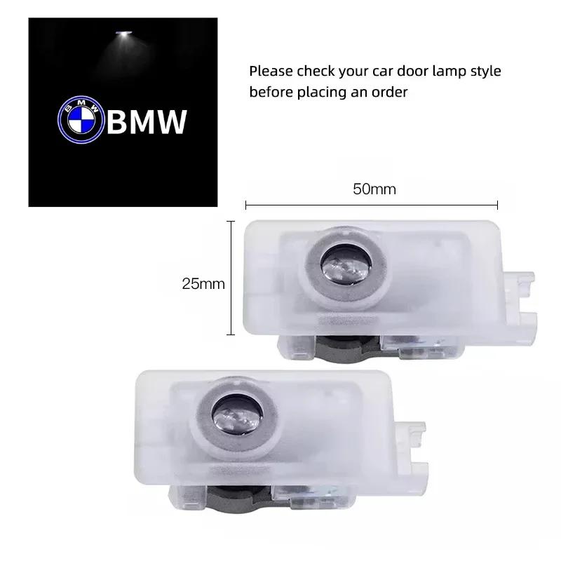 BMW GROUP 2/4Pcs Car LED HD Welcome Door Lights For BMW 1 Series F40 / 3 Series G20 G21 / 8 Series G29 Z4 /  M4 M G02 M8 X7 G07