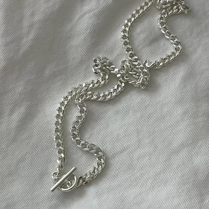 silver925 Bold Toggle Chain #SN412