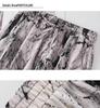 Ink Wash Harem Pants: Women's Summer Thin 2024 Tie-Dye, Mosquito-Proof, Ice Silk Lantern Pants