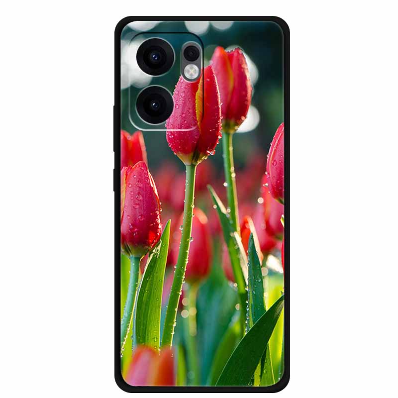 Phone Case For OPPO Reno 13F Case 13 F Coque Black Silicone Soft TPU Back Cover Bag For OPPO Reno13F A5x Case Protective Shell
