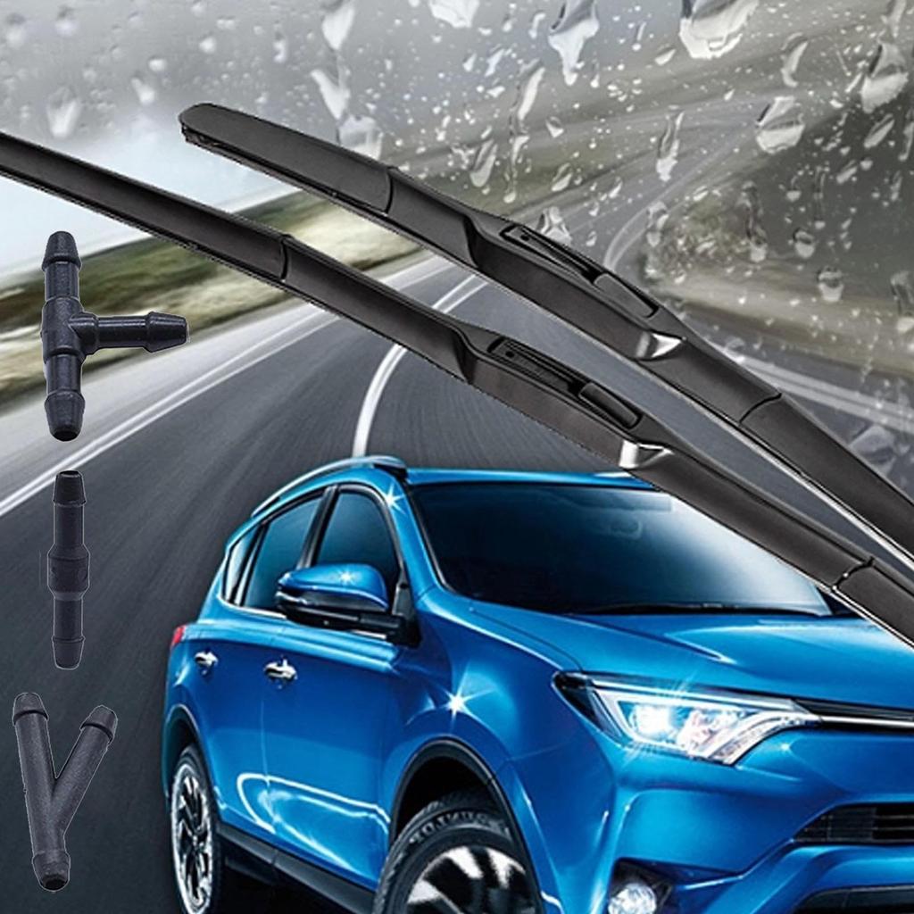 Set of 18 Universal Washer Nozzle Connector Kit T Type Y Type I Type