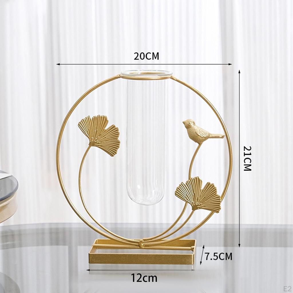 Blumenvase Trockenreagenzgläser Arrangement Pflanzen Pflanzgefäß Topf Innenraumdekor