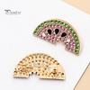 Watermelon Slice Brooch 1/2Pcs Rhinestone Brooch, Sparkling Fruit Lapel Pin, Sweater Shape Cardigan Coat Suits Accessories, Jewelry Gift for Women Pin