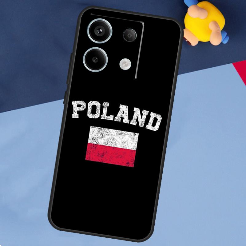 Poland Polish Flag Phone Case For Xiaomi Redmi Note 13 11 9 10 12 Pro Plus 9S 10S 11S 12S 9C 10C 12C 13C Cover