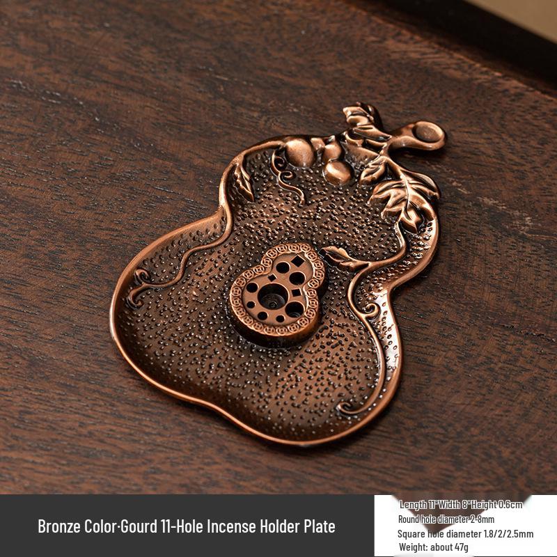 Fisherman Fishing Line Incense Holder: Indoor Tea Ceremony Ornament, Alloy Incense Burner Base.