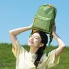 SHUKIKU Fashion Casual Travel Lightweight Backpack, Ultra-Light Backpack, Broccoli Color