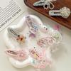 Korean Beaded Tassel Flower Hairpin Pearl BB Clip Bangs Side Clip Hairpin Hair Clip Kids Headwear Sweet Girl Hair Accessories