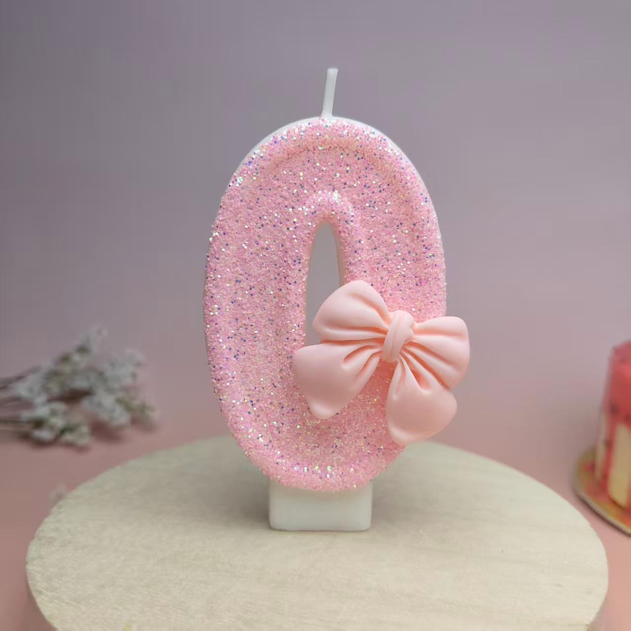 Pink Castle Series: Creative Digital Birthday Cake Candles