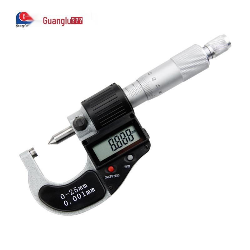 Guanglu High-Precision Electronic Digital Micrometer with Flat, Single, and Double Point Measurement