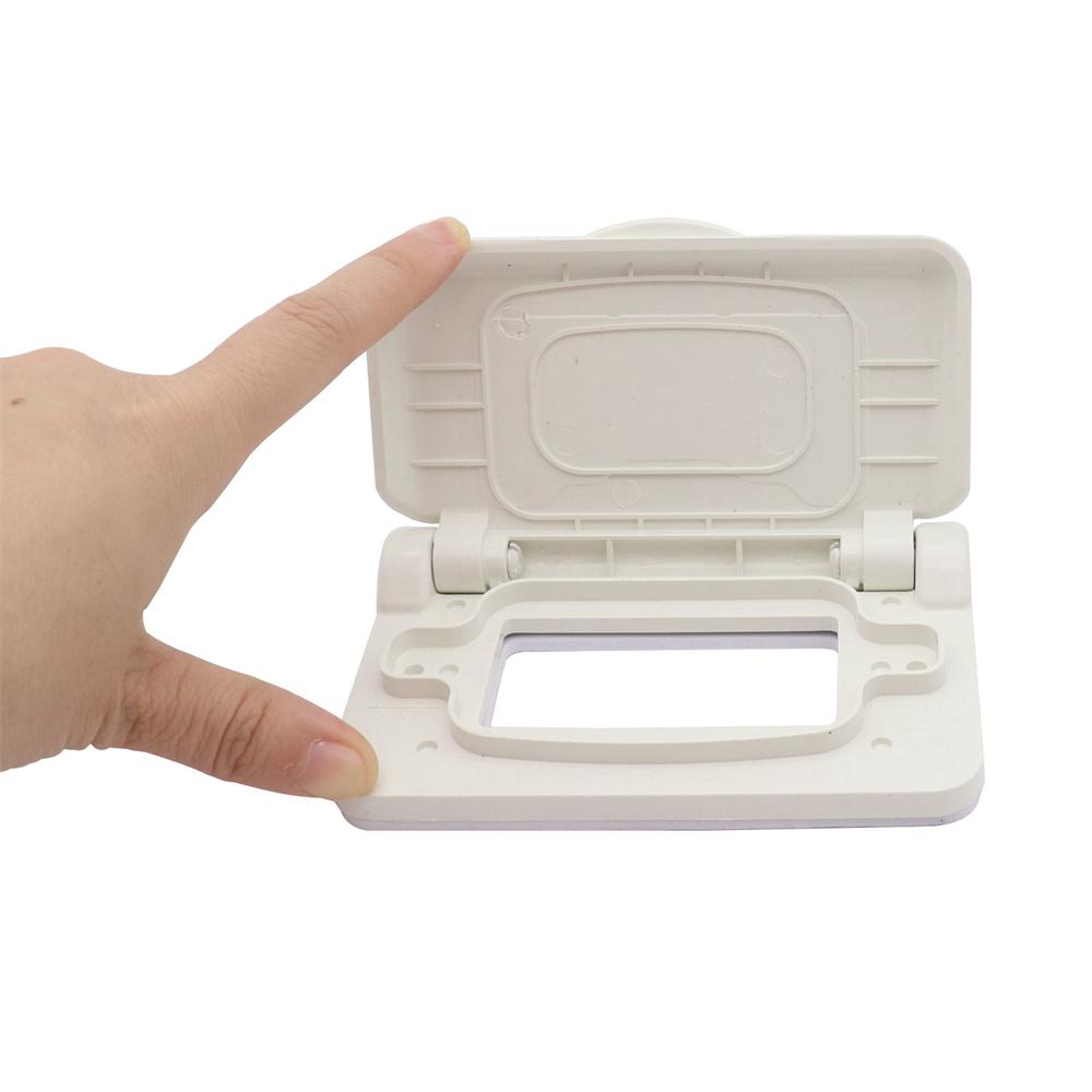125V 15A White US Plug Socket For Trailers, Campers, RVs, Grades UL94-V2