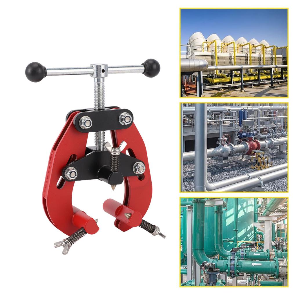 Pipe Alignment Clamp Carbon Steel Pipe Welding Alignment Tool for 1-2.5in Pipes Pipe Welding Alignment Tool