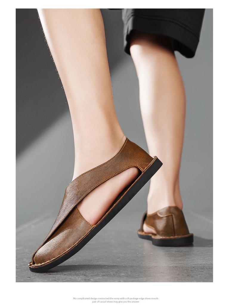 In Stock: Plus Size Men's Sandals – 2025 Summer Lightweight Trend for Outdoor Beach