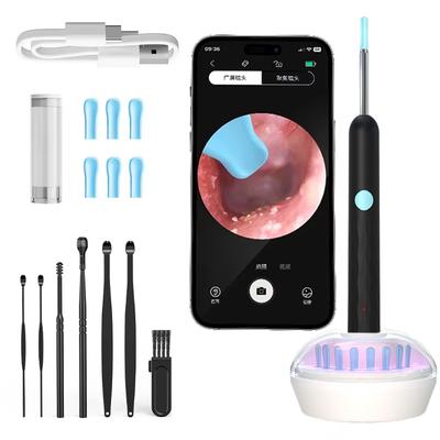 Smart Visual Ear Cleaner Set With Camera 1080P Ear Sticks Ear Wax Removal Tool Wifi Connection Hd Led Lights Earpick Endoscope