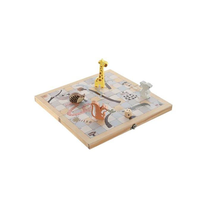 Jeu de plateau - Home ESPRIT - 26x13x3.3 cm - Multicolore - Bois - Jeu de société