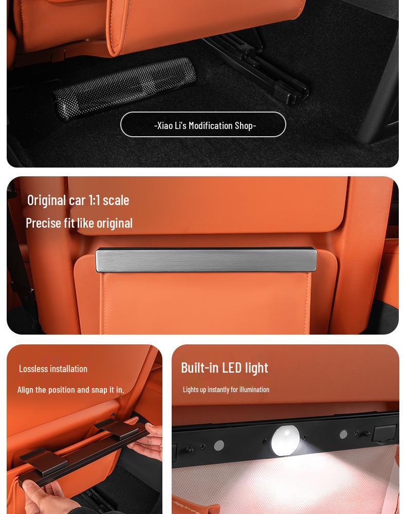 Kompatibel mit Ideal L6-L9/i6-i8 Auto-Magnetischer Müllsack für die Sitzlehne