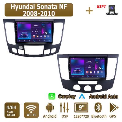 Android Carplay Car Radio For Hyundai Sonata NF 2008-2010 Multimedia Player Head Unit Stereo GPS Navigation BT WIFI 4+64GB